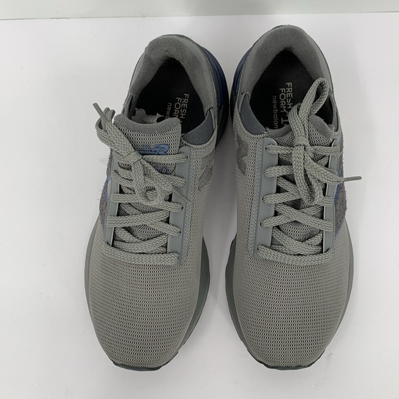 New Balance Fresh Foam 1440 running shoe sneaker gray tie mesh navy men 8.5 main image 6